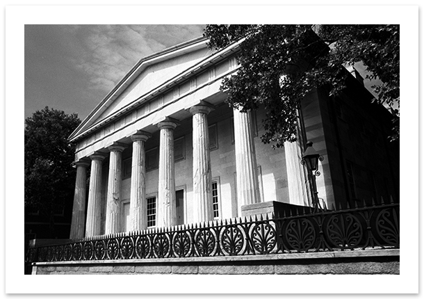 Second Bank of the United States, William Strickland, Philadelphia, PA