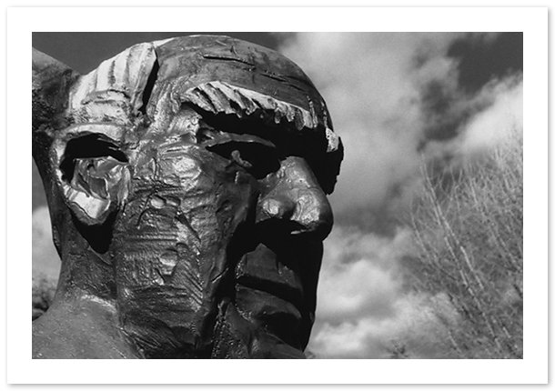 Henry Moore in a Sheep Meadow, Red Grooms, Hamilton Township, NJ