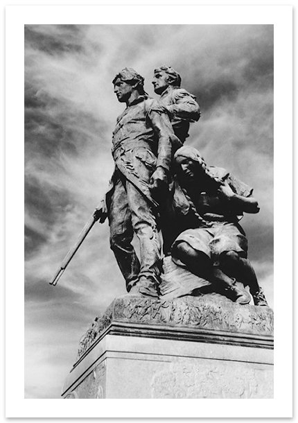 Lewis, Clark and Sacagawea, Charles Keck, Charlottesville, VA