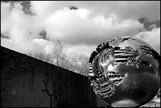 Sphere Number 6, Arnaldo Pomodoro, Washington, DC 