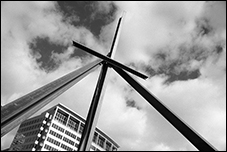 Under Sky/One Family, Mark di Suvero, Baltimore, MD