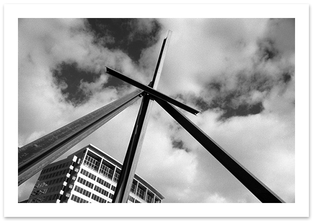 Under Sky/One Family, Mark di Suvero, Baltimore, MD