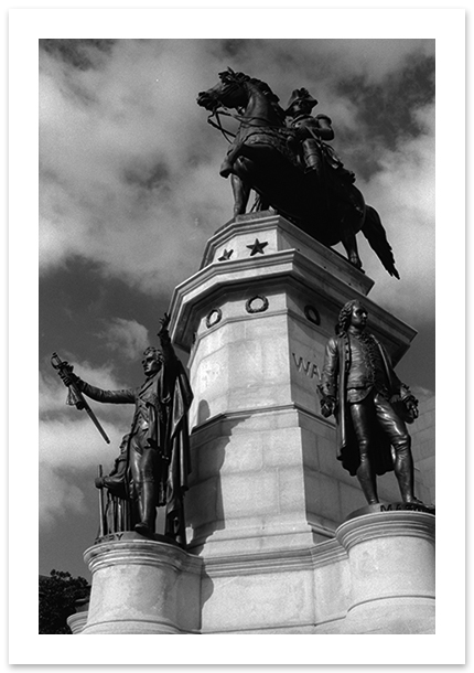 Washington Equestrian Monument, Randolph Rogers, Richmond, VA